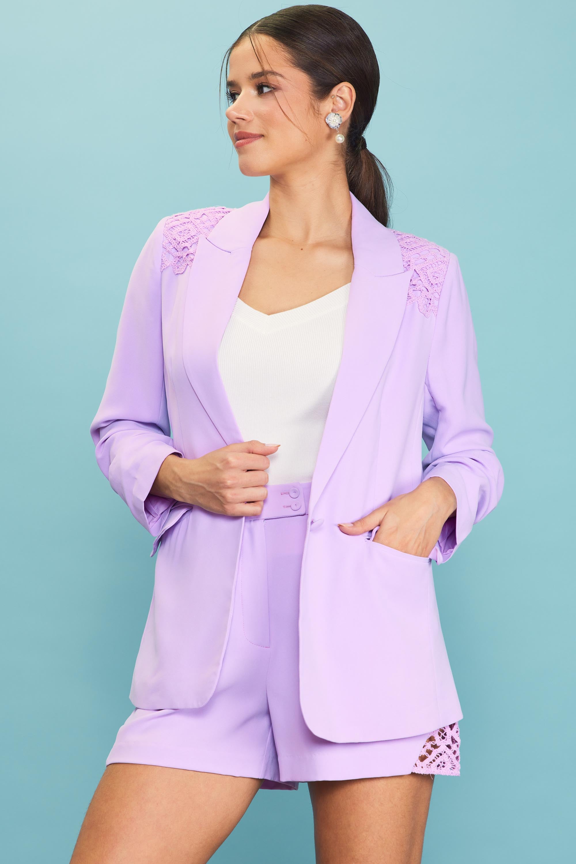 Skies are blue hot sale knit blazer