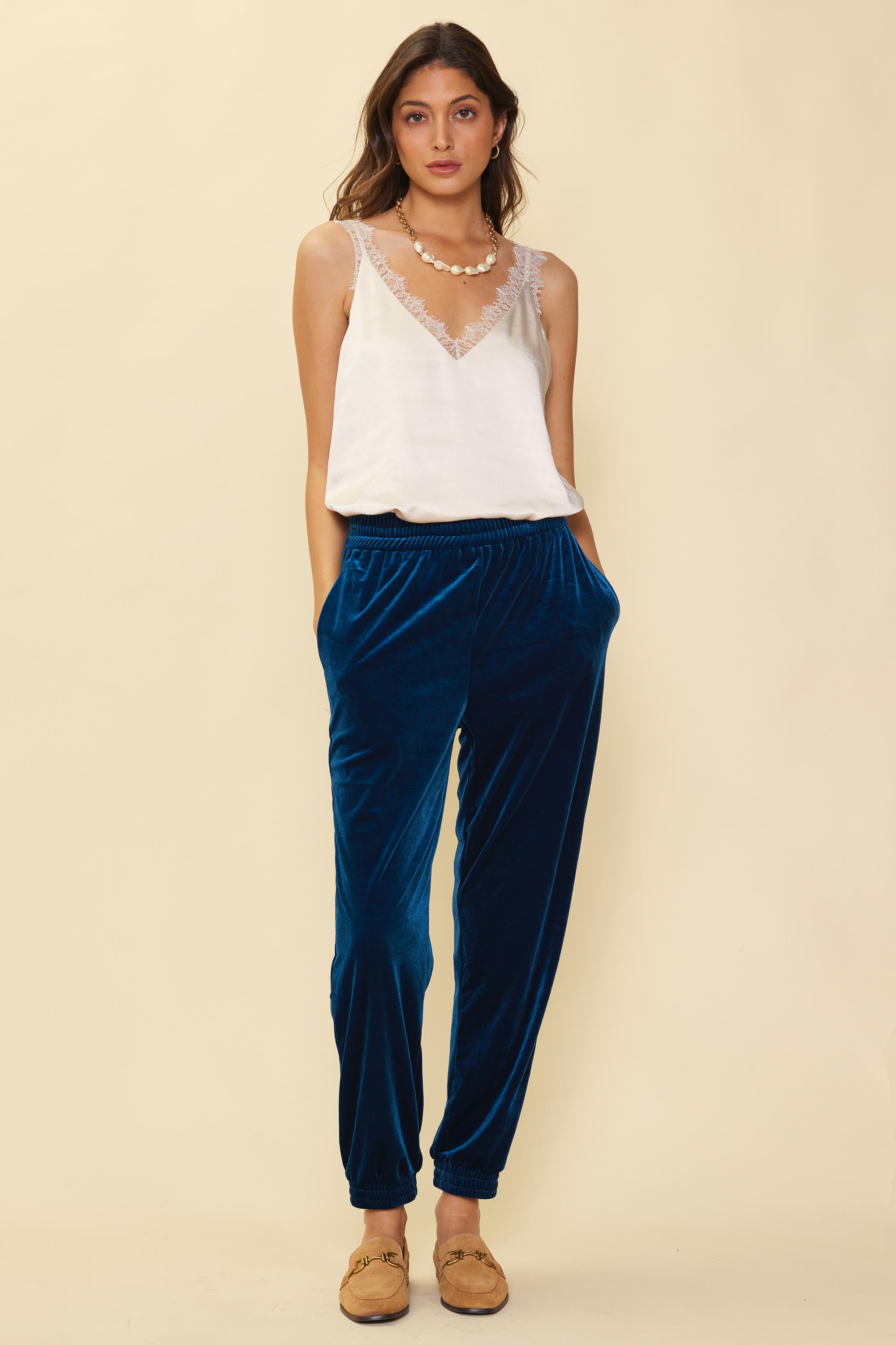 Buy Blue Trousers & Pants for Women by Ginger by lifestyle Online | Ajio.com