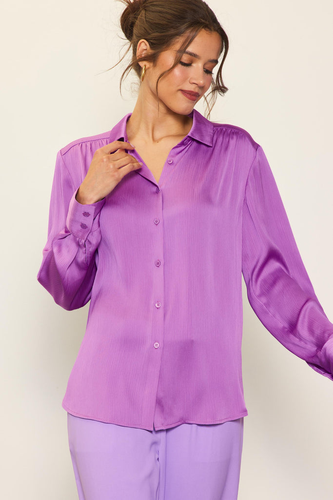 CAMICETTASNOB, Slate blue Women's Patterned Shirts & Blouses