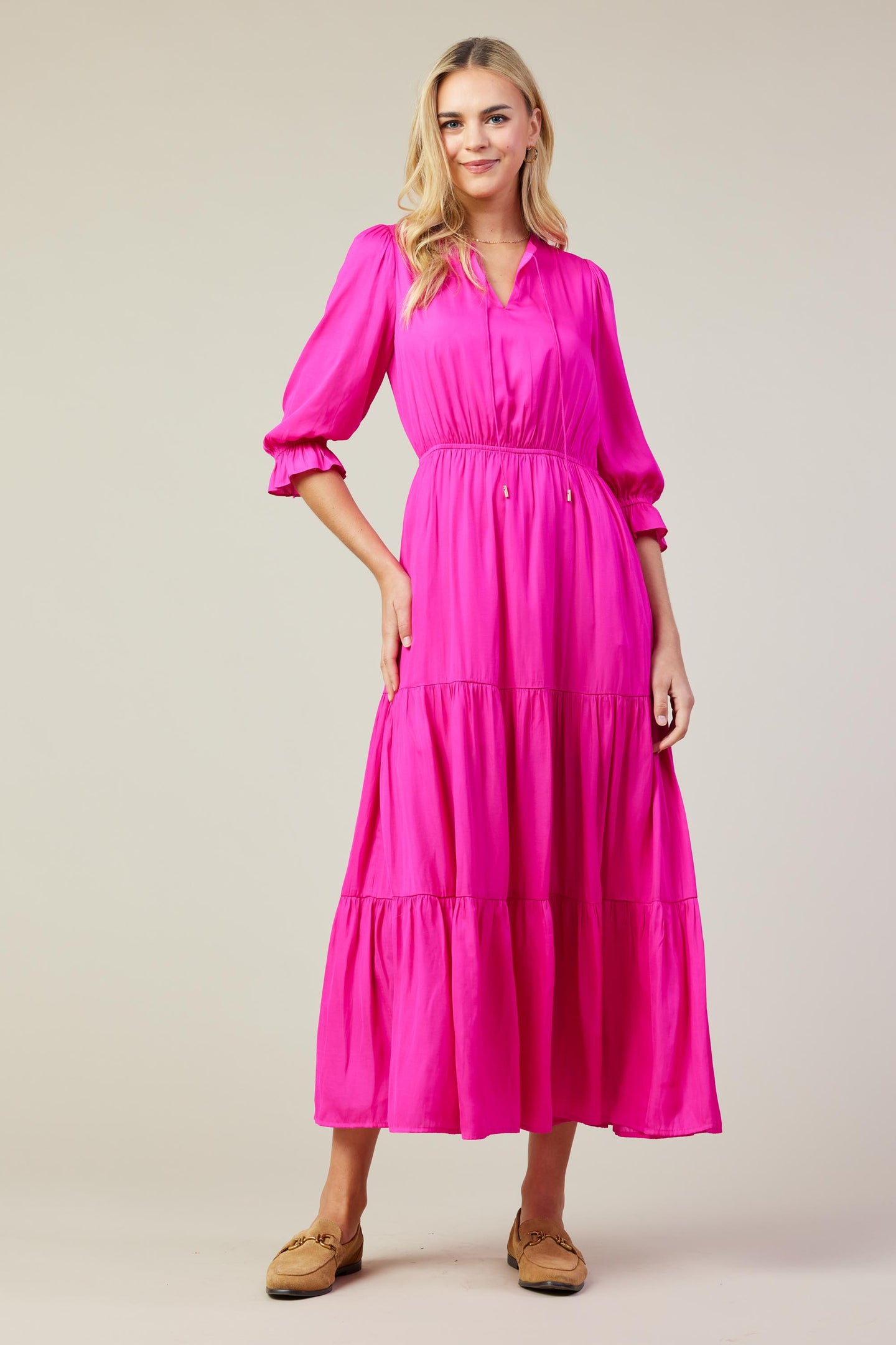 Emery Ruffle Tiered Maxi Dress