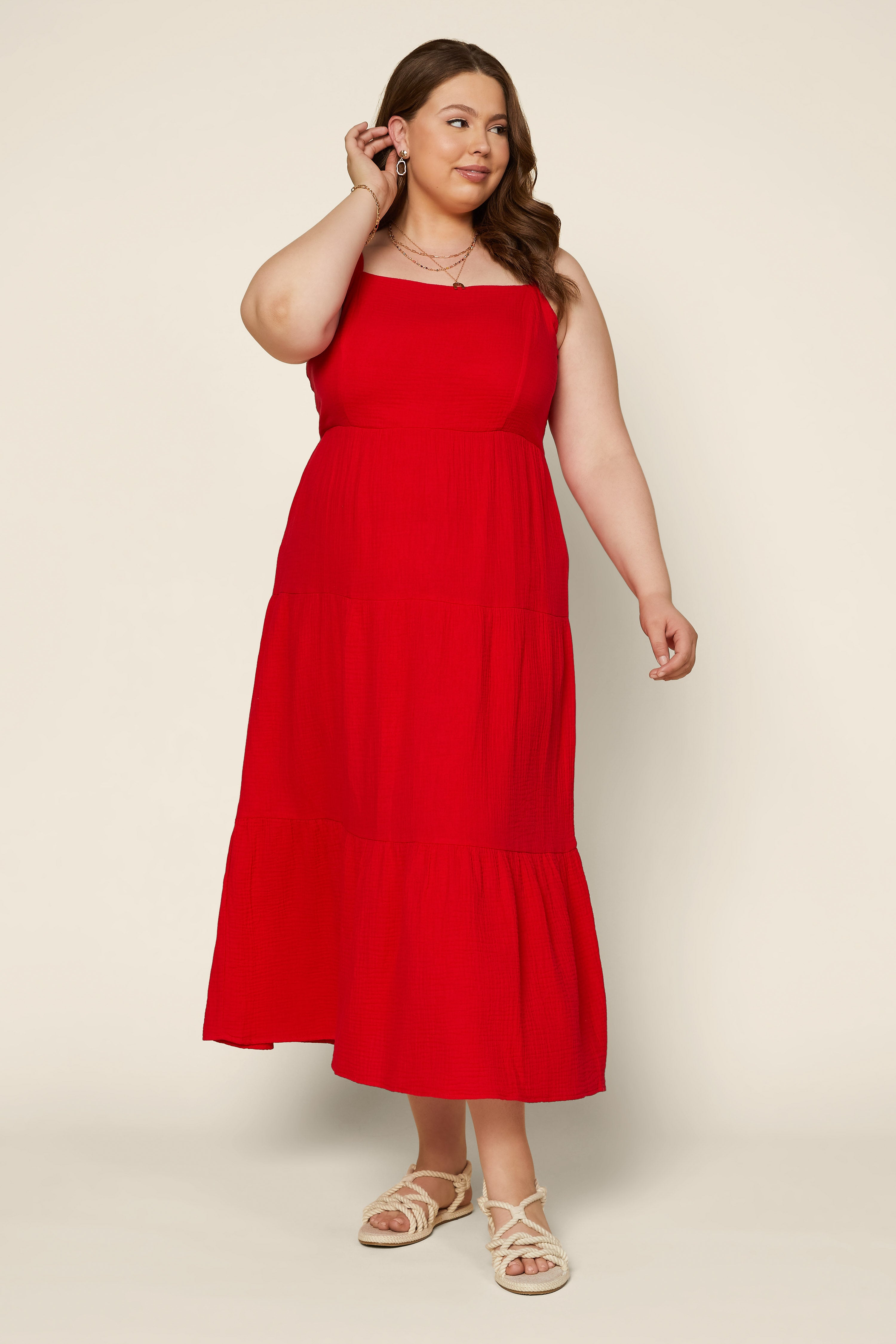 Red white blue 2025 plus size dress