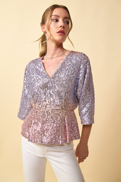 Ombre Sequin Duster – SKIES ARE BLUE