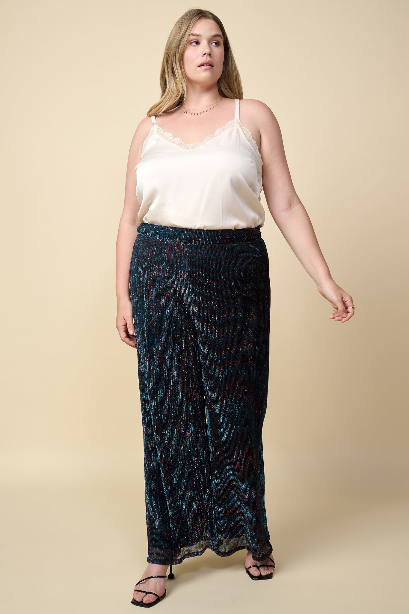 Plus size mesh cover up hot sale palazzo pants