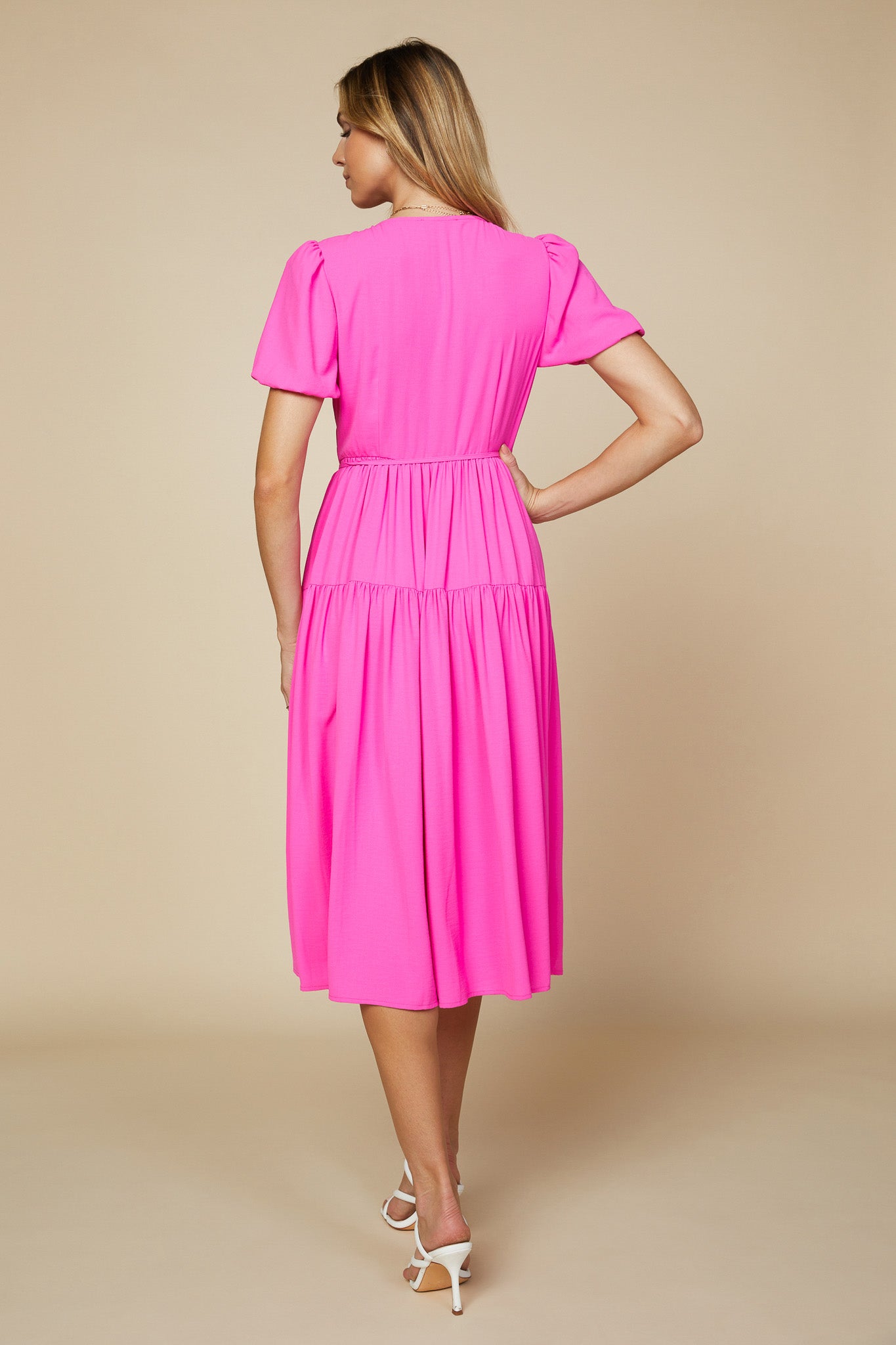 Warehouse wrap outlet midi dress